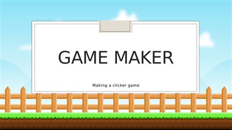 Gamemaker Studio 2 Introduction Teaching Resources
