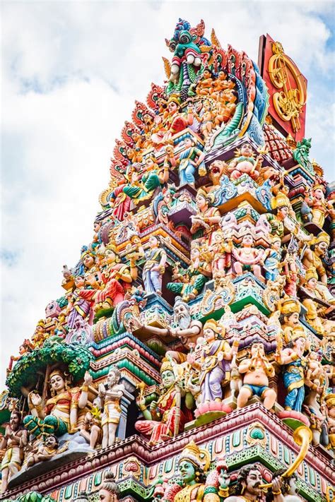 Singapore Singapore Mars 2019 Intricate Hindu Art And Deity