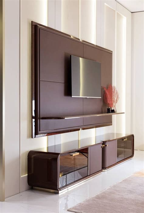 Stylish tv stand made of metal and glass. Tv wall | Modern tv wall units, Living room tv unit, Tv ...