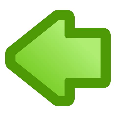 Green Left Arrow Png Svg Clip Art For Web Download Clip Art Png