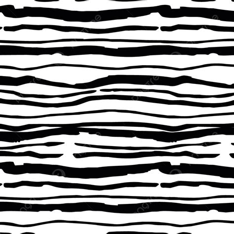 Striped Black Vector Zebra Print Ai Vector Pattern Png And Vector