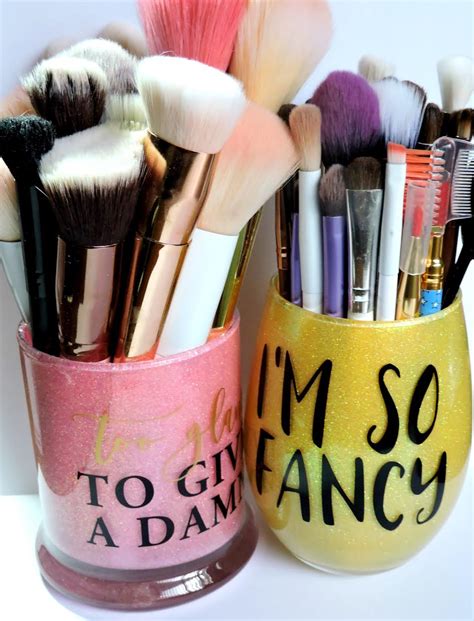We do get up in the morning by brushing our teeth, followed by a bath to get ourselves fresh and ready for the challenging routine ahead. Etsy Makeup Brush Holders Review - Hand decorated