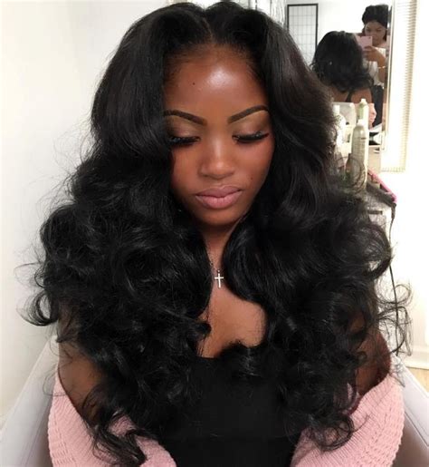 Sew In Hairstyles With Middle Part Fashion Style