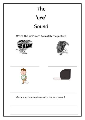 Esl phonics & phonetics worksheets for kids download esl kids worksheets below, designed to teach spelling, phonics, vocabulary and reading. Phonics: ure sound worksheet | Teaching Resources