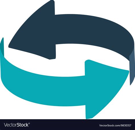 Arrows pointing opposite ways icon Royalty Free Vector Image