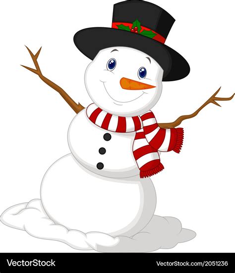 Cartoon Christmas Snowman