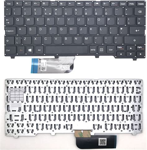 New Black Lenovo Ideapad 100s 11 Laptop Keyboard Without Frame Uk