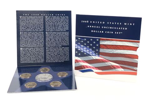 Lot 2008 Us Mint Annual Uncirculated Dollar Coin Set