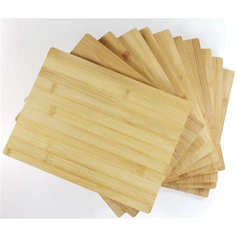 Bulk Plain Bamboo Cutting Board Without Handle Set Of 12 For