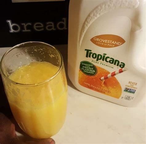 Tropicana Orange Juice Grovestand Lots Of Pulp Calories Nutrition