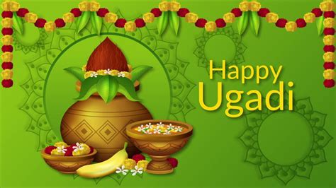 Happy Ugadi 2021 Wishes Whatsapp Status Motion Graphics Animation