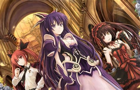 Date A Live Characters Illustration Hd Wallpaper Wallpaper Flare