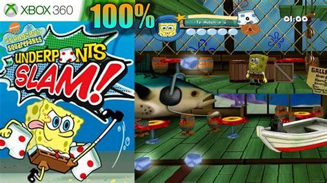 Spongebob Squarepants Underpants Slam 59 100 Xbox 360 Longplay