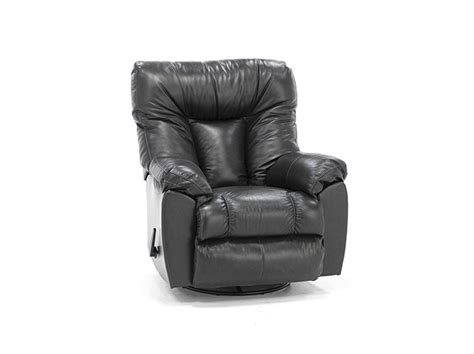 1.2 the 5 best swivel recliners: Geoff Leather Swivel Rocker Recliner | Steinhafels