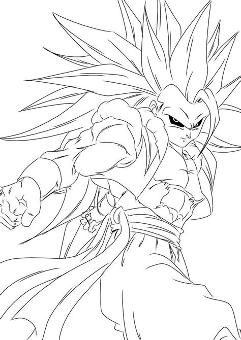 Goku And Vegeta Fusion Coloring Pages  2018 Open Coloring Pages