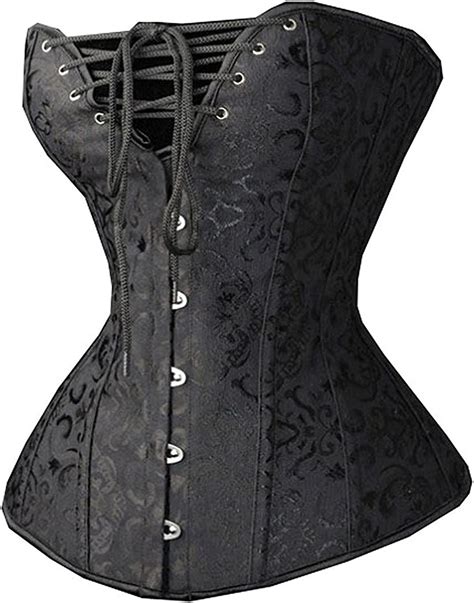 Buy Shaperx Womens Steampunk Gothic Steel Boned Underbust Waist Training Corsets Online At