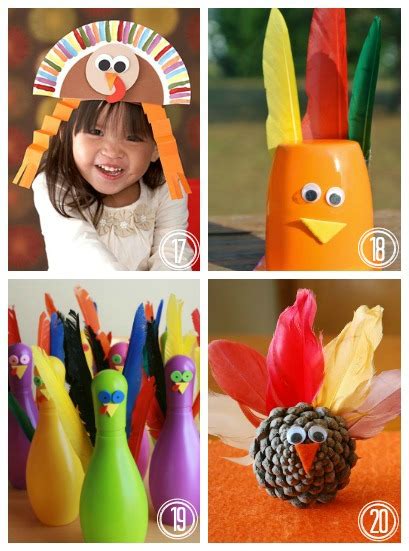 40 turkey crafts for thanksgiving housing a forest