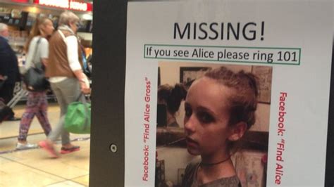 Missing Alice Grosss Rucksack Found By River Brent Bbc News