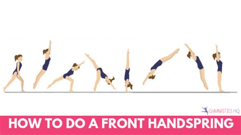 How To Do A Front Handspring Drills And Exercises To Help You Learn