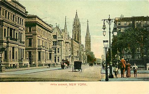 Old New York In Postcards 13 Fifth Ave From 31st 59th St Stuff