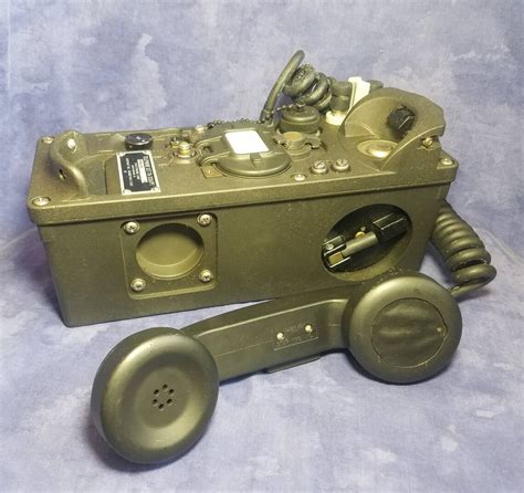 Vintage Us Army Field Telephone Set Ta 312apt Etsy
