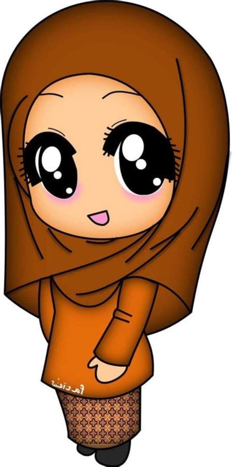 Wanita yang memakai hijab akan semakin terlihat cantik dan anggun. Top Gambar Kartun Muslimah Comel | Top Gambar