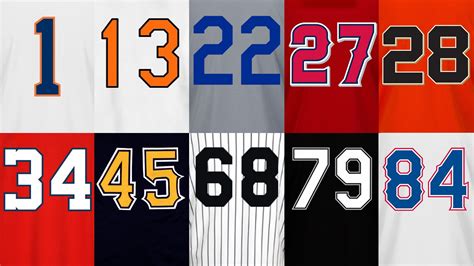 Best Current Mlb Players At Each Jersey Number 1 97 Sporting News