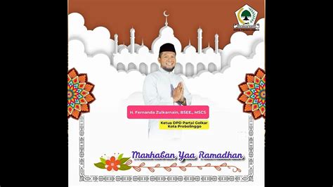 Marhaban Yaa Ramadhan 1442 H Youtube