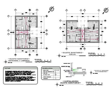 Heater Duct Installation Toilet Plan Dwg File Cadbull