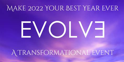 Evolve Manifesting Your Best Year Ever