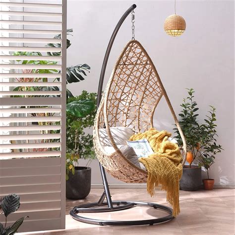 Comfortable, stylish and instagrammable, these chairs make a fabulous addition to outdoor spaces, whether it's on the lawn, patio, decking, or in a conservatory. Hanging Basket Egg Chair Swing Pod Indoor Outdoor - eShop ...