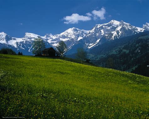 Tlcharger Fond Decran Autriche Montagnes Cabine Paysage Fonds D
