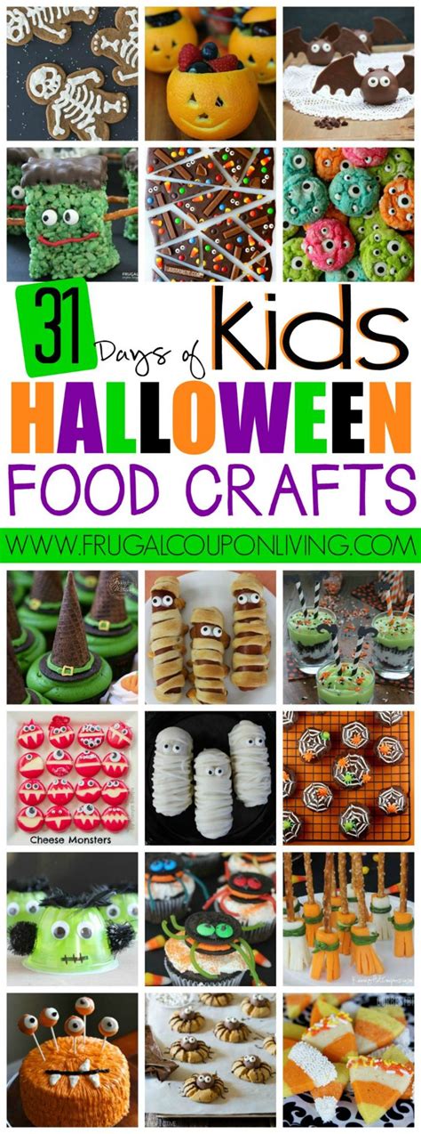 45+ diy paper food crafts ideas for kids 1) strawberry strawberries run in the family. 31 Days of Kid's Halloween Food Crafts
