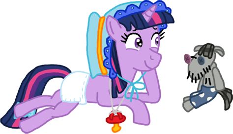 Twilight Sparkle In Her Diaper And Smarty Pants By Mighty355 On Deviantart
