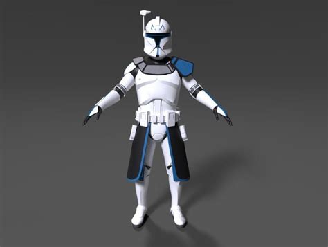 Captain Rex Phase1 3d Cgtrader