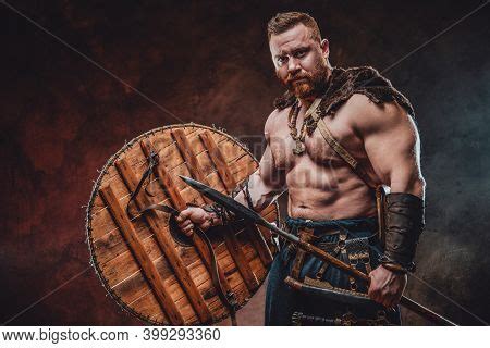 Muscular Nude Viking Image Photo Free Trial Bigstock