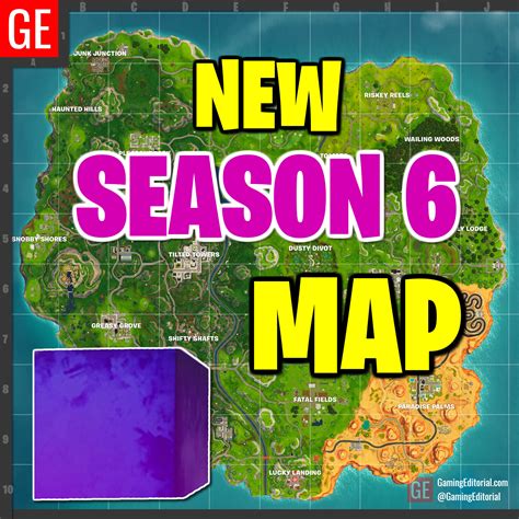Fortnite Battle Royale Season 6 Map Changes And New Locations