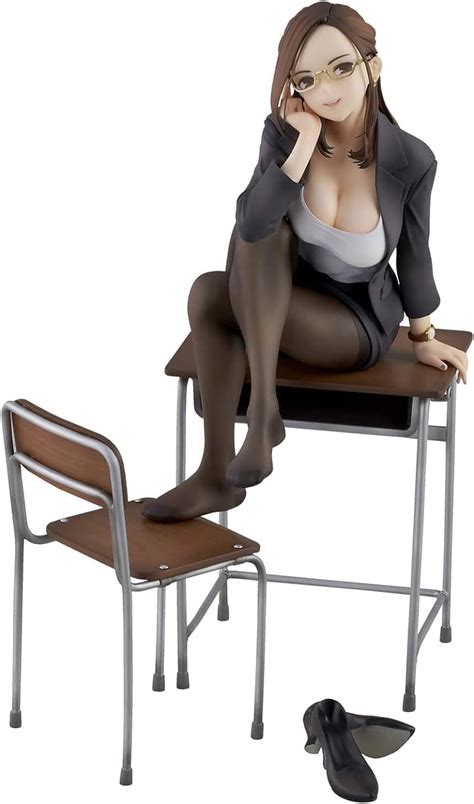 Amazon co jp Ecchi Anime Figure Miru Tights Okuzumi Yuiko 女教師 Miru 眼鏡