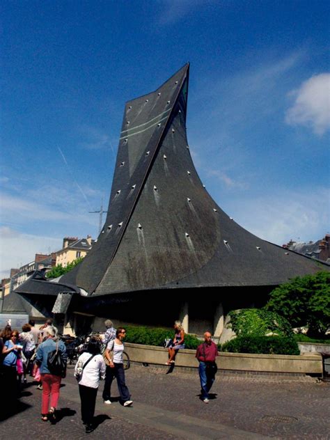 Saint Joan Of Arc Church Rouen French Moments