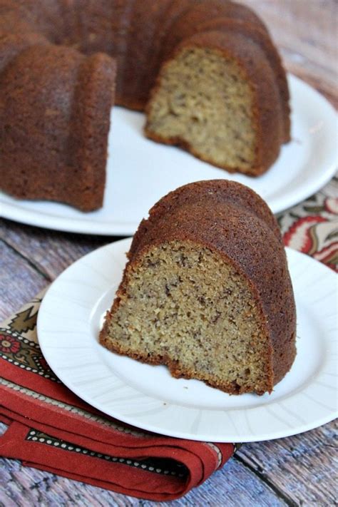 Spoon the mixture into the tin and level the surface. Classic Banana Bundt Cake - Recipe Girl