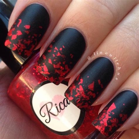 45 Stylish Red And Black Nail Designs Youll Love ️🖤 Natuurondernemer