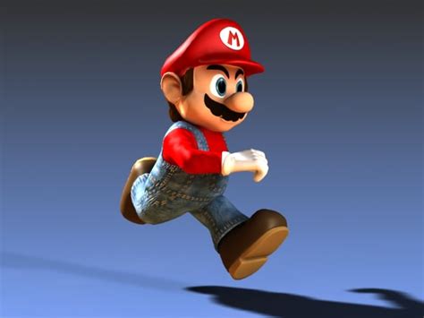 3d Model Mario Running