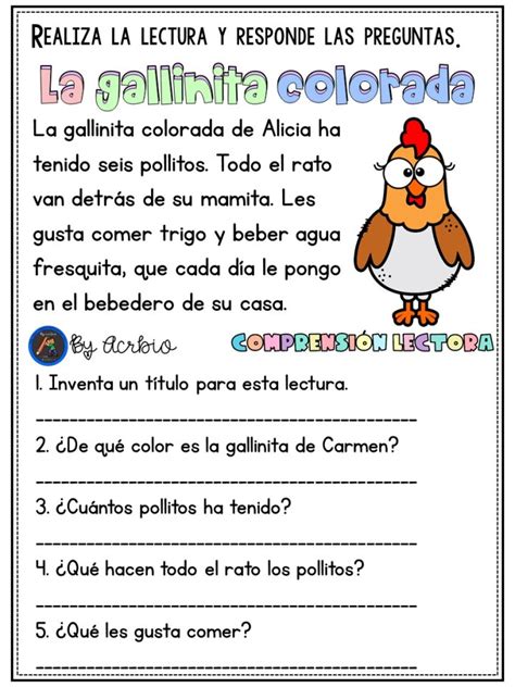 Mini Lecturitas De ComprensiÓn De Animales Para Infantil Imagenes