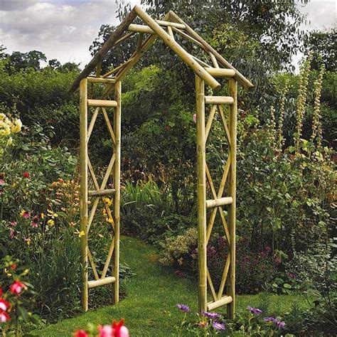 Rustic Style Wooden Garden Arch