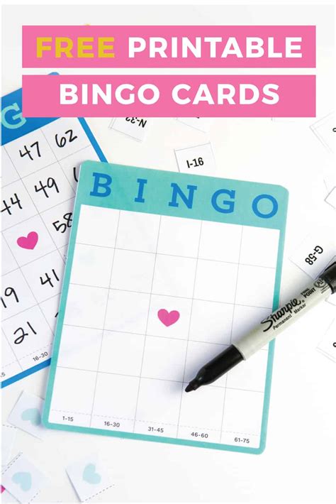 Free printable bingo card generator and virtual bingo games. Free Printable Blank Bingo Cards - Design Eat Repeat