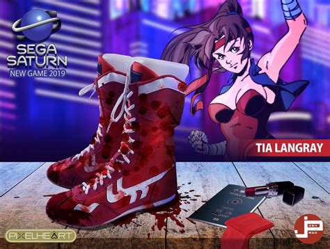 Tia Langray Breakers Sega Saturn 1girl 3d Arms Up Blood Boots