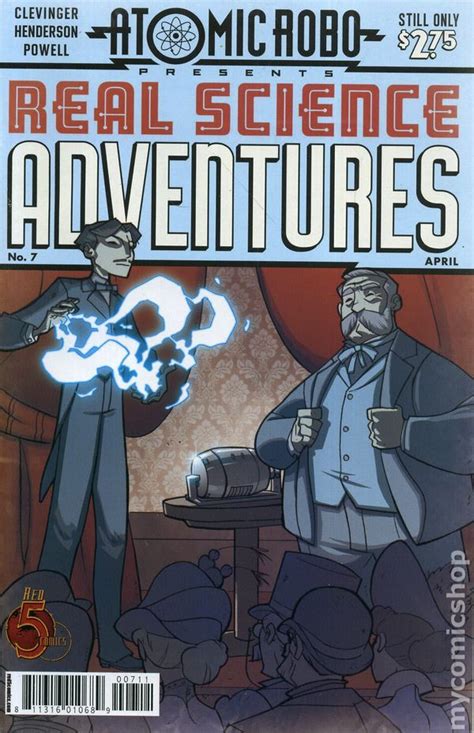 The Cover To Atomic Robos Real Science Adventures Featuring Two Men