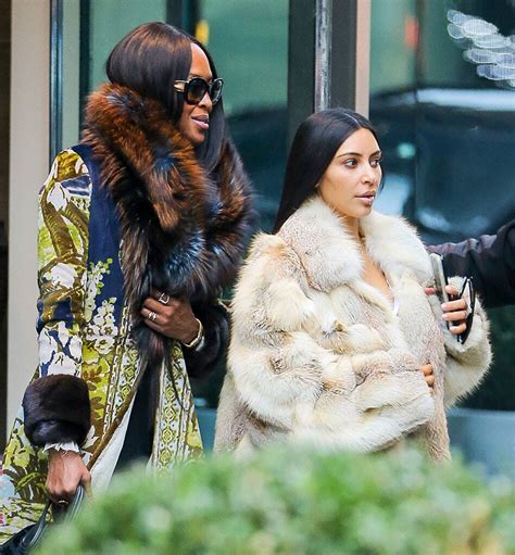 Kim Kardashian Lunches With Naomi Campbell Upon Returning