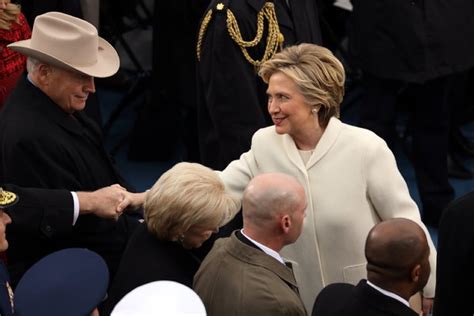 The Trump Inauguration Hillary Clinton And Former Vice President Dick
