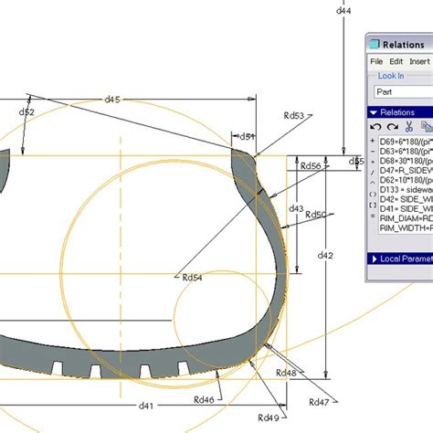 Pdf Fem Based Parametric Design Study Of Tire Profile Using Dedicated